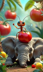 A ha tamatar bary mazy dar hathi cheenti