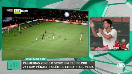 Debate Jogo Aberto: lance polêmico de Sport x Palmeiras foi pênalti?