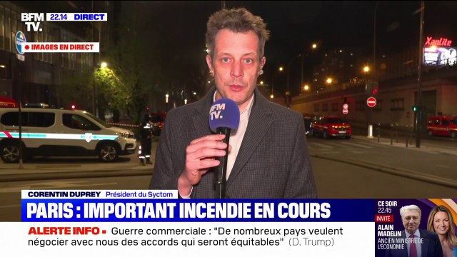 Incendie dans un centre de tri à Paris: On ne déplore ni mort ni blessé alors qu'il y avait 31 personnes sur site , indique Corentin Duprey, président du Syctom