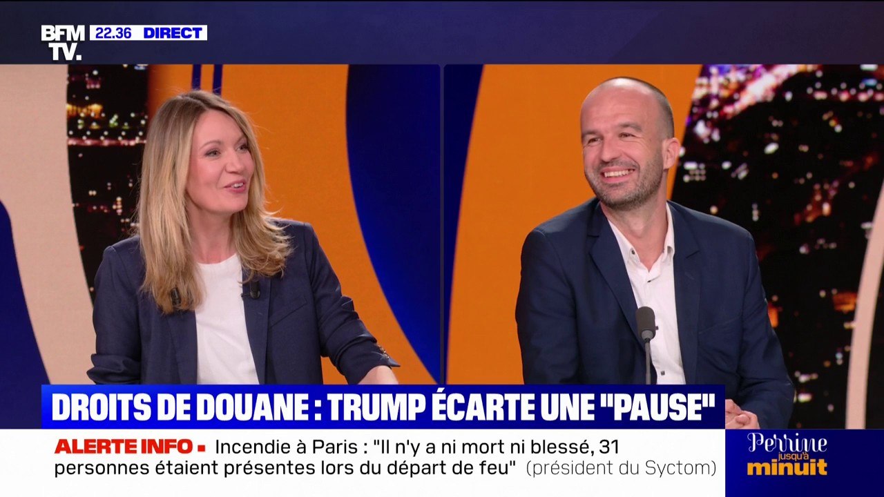 Chute des bourses: "Tout le monde regarde cette situation avec prudence et inquiétude", affirme Manuel Bompard (LFI)