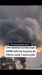 incendie spectaculaire à Paris 17ème 🇫🇷