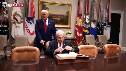 Trump, katil Netanyahu'ya yine koltuk çıktı