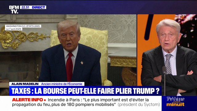 Chute des bourses: Quelque chose de parfaitement conséquent avec ce qu'a fait Donald Trump , affirme Alain Madelin, ancien ministre de l'Économie