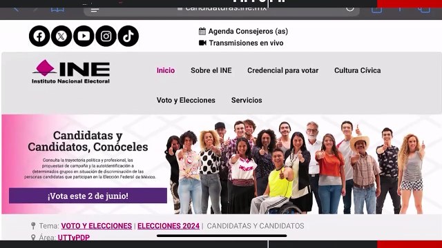 Lanza INE “Conóceles” para que ciudadanía conozca a candidatos del Poder Judicial