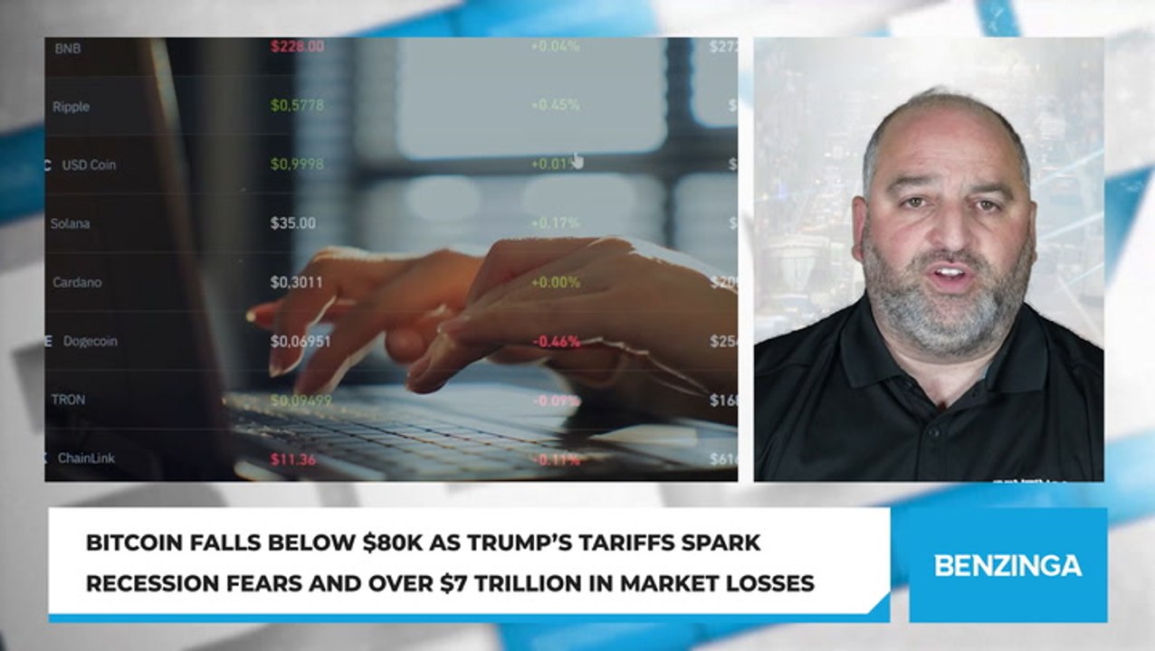 Bitcoin Falls Below $80K As Trump’s Tariffs Spark Recession Fears And Over $7 Trillion In Market Losses