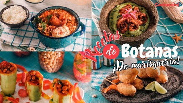 4 recetas de botanas de marisquería para la semana
