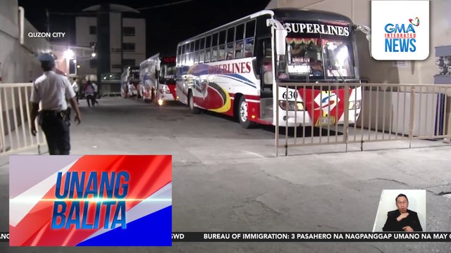 Ilang biyahe ng mga airconditioned bus pa-Bicol, fully booked na; ilang bus company, nag-apply ng special permit sa LTFRB | Unang Balita