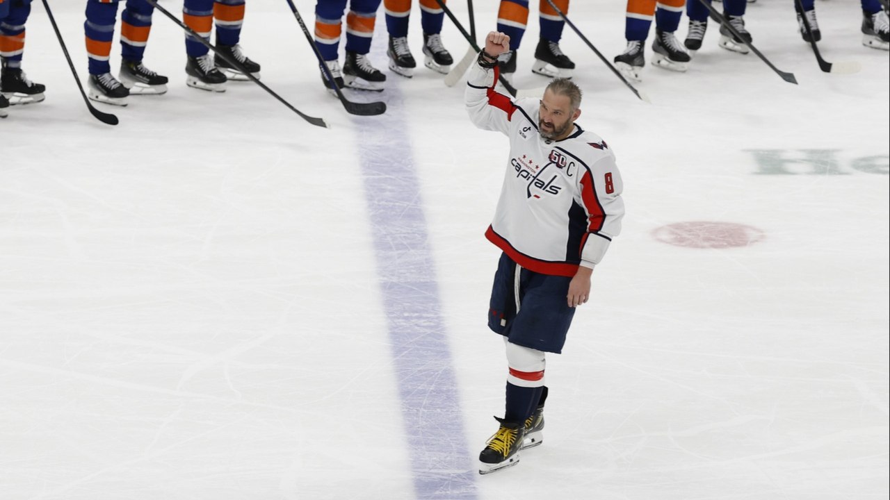Alexander Ovechkin Celebrates Historic NHL Milestone
