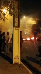 Manifestantes fazem protesto no Bom Parto para cobrar fornecimento de água