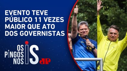 Bolsonaro e Tarcísio reúnem cerca de 70 mil pessoas em manifestação da anistia