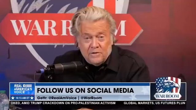 BANNON : La Chine est actuellement en plein effondrement. Ceux qui ont financé toutes les usines et tous les emplois délocalisés sont gravement touchés.