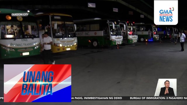 Ilang uuwi sa probinsiya, bumiyahe na bago ang inaasahang dagsa sa mga bus terminal | Unang Balita