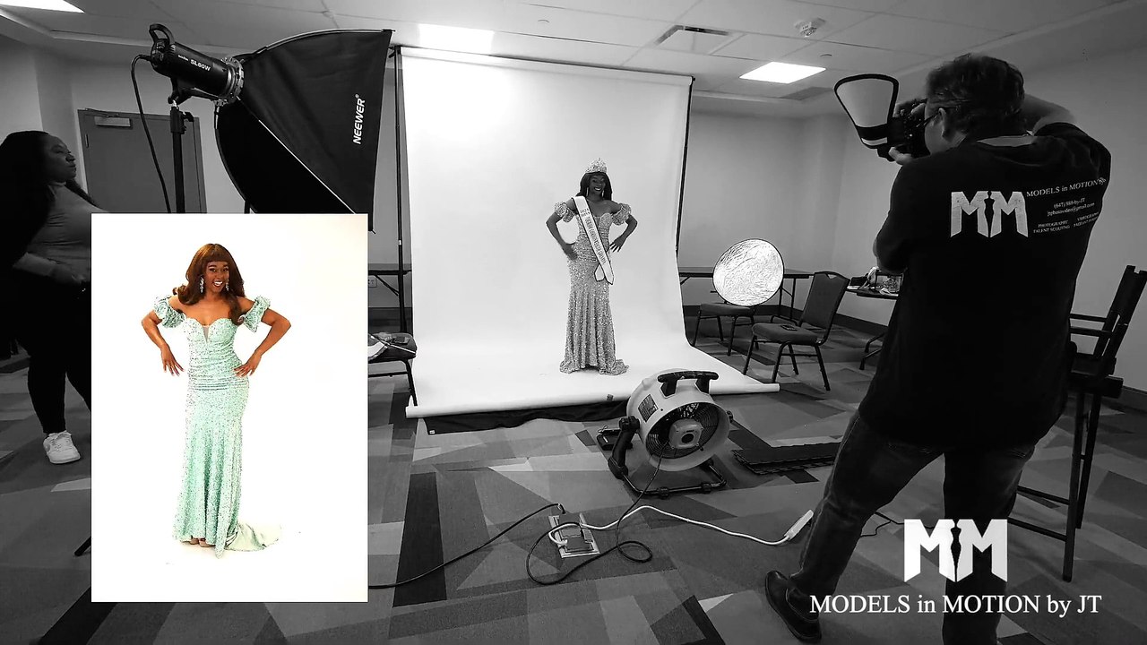 ANIAH - EVENING GOWN BTS FLASH
