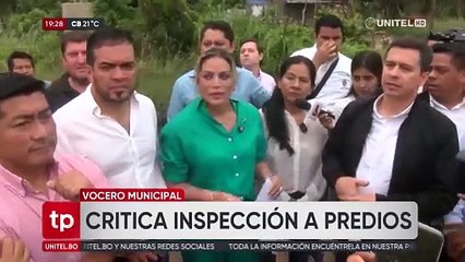 Tras agresión a concejales, la Alcaldía cruceña dice que se les avisó que no había condiciones de hacer una inspección