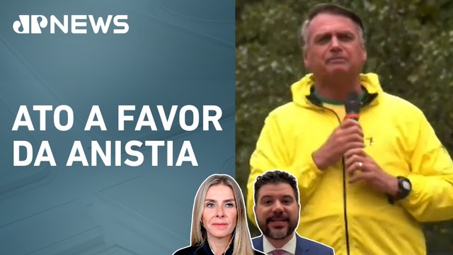 Bolsonaro reúne multidão de apoiadores na Avenida Paulista; Deysi Cioccari e Acácio Miranda comentam