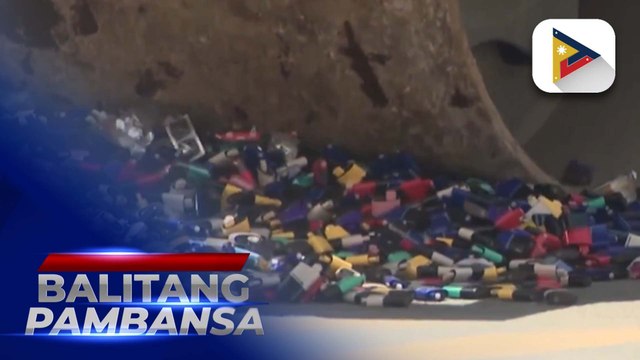 PBBM, pinangunahan ang pagwasak sa P3-B halaga ng vapes at smuggled e-cigarette products