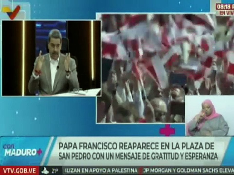 Jefe de Estado celebró la recuperación del Papa Francisco y eleva oraciones por su salud