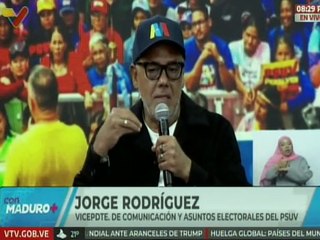 Jorge Rodríguez: Nuestros candidatos a gobernadores están arraigados en el territorio