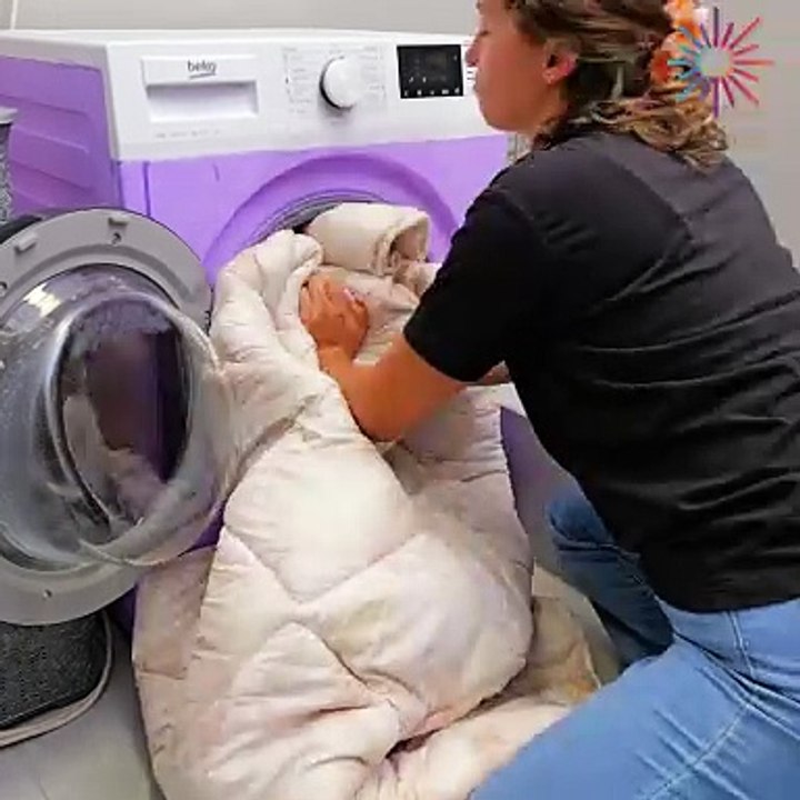 Quick guide to washing a duvet in the machine! ✨🧼