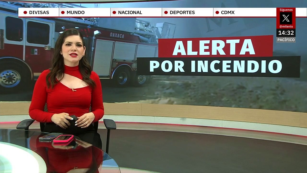 Continúa alerta por incendio provocado en un tiradero clandestino en Santa María Atzompa, Oaxaca