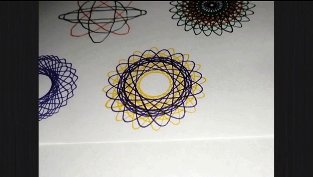 (TUTORIAL #1) 🎨🖌️ DIBUJANDO una figura con un espirógrafo circular. ¡Paso a paso!