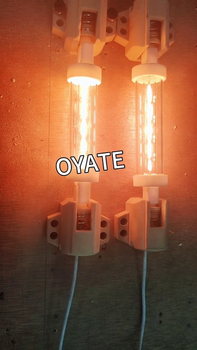 118mm 300w & 500w halogen jacketed infrared heating lamp for commercial catering equipment