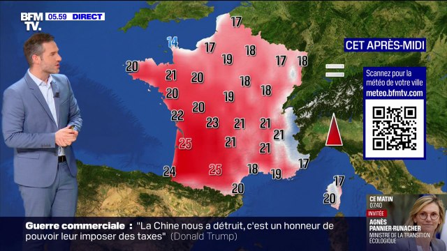 Une journée ensoleillée sur l'ensemble du pays, quelques nuages dans le Sud-Ouest et quelques gelées possibles dans le Nord-Est... La météo de ce mardi 8 avril