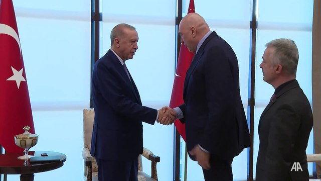 Cumhurbaşkanı Erdoğan, İtalya Savunma Bakanı Crosetto'yu kabul etti