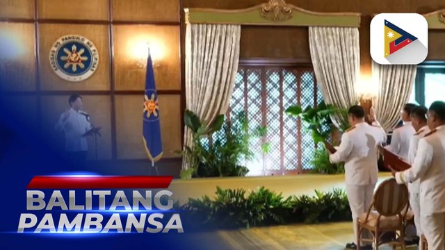 PBBM, hinikayat ang newly promoted officers ng PNP na tumindig sa lumalawak na mga hamon sa kasalukuyang panahon