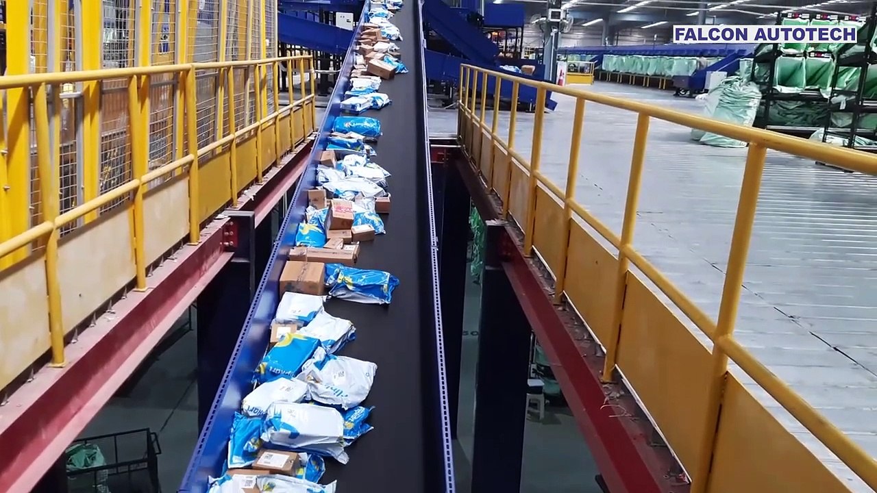 High Speed Sortation System for Courier Express and Parcel Companies