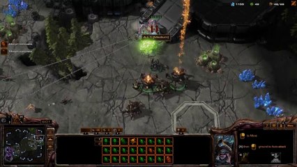 [SC2]No.0363--Great ZERG Player vs Medium-Level ZERG A.I, WIN[Camp-ing at Enemy Natural].CUT.01'35-10'25