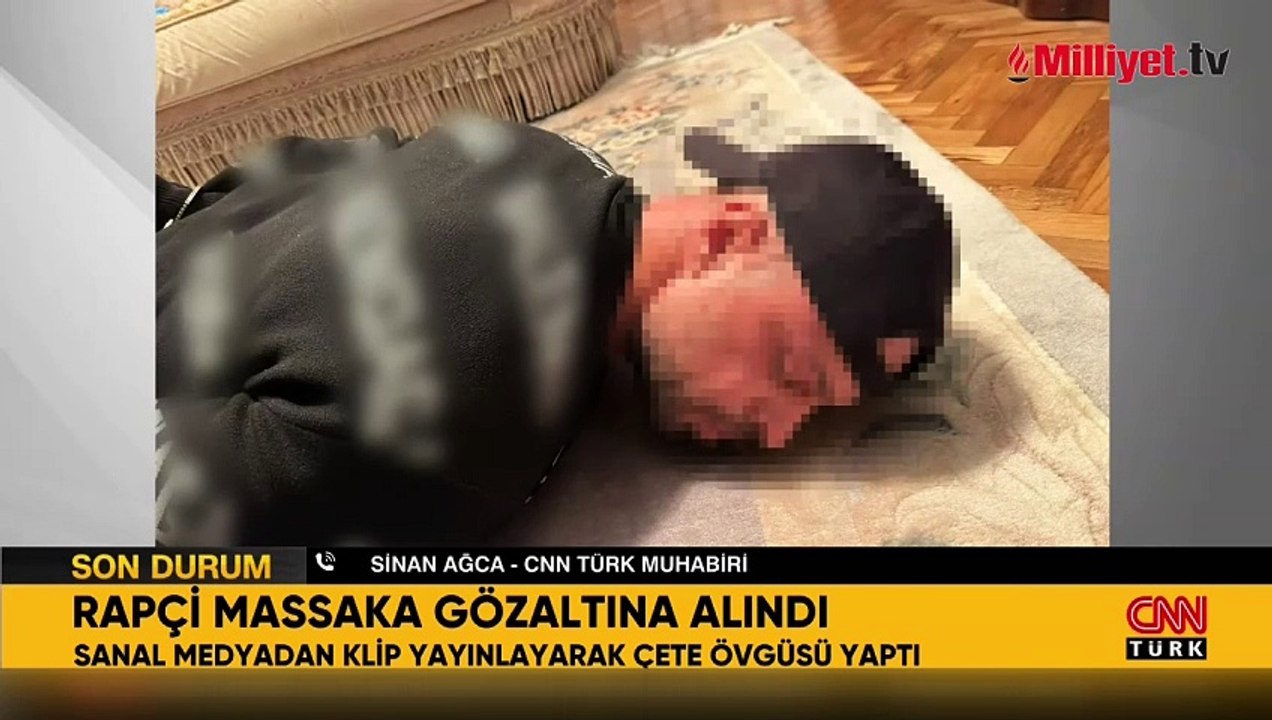 Rapçi Massaka İstanbul'da gözaltına alındı