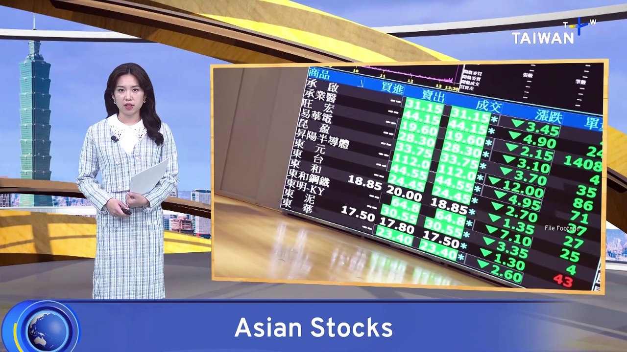 Taiwan Stocks, Taiex Continue Slide As Other Asian Markets Rebound