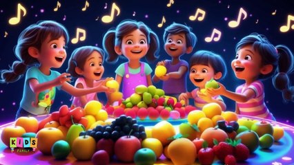 🍎🎶 Fun Fruit Song for Kids | Learn Fruit Names with Cute Animation 🍓