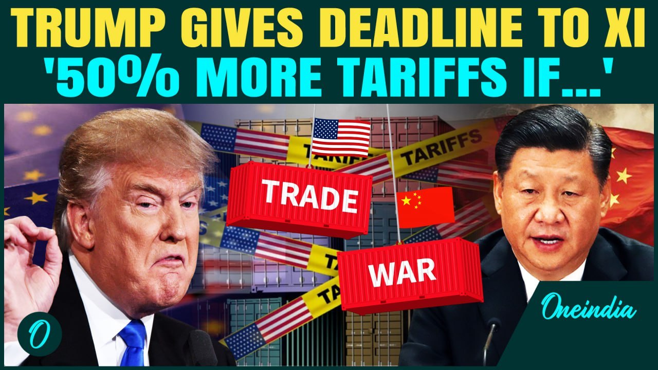 'Stop Trade Abuse': Trump's Catastrophic 50% Tariff Threat to Xi Jinping|US-China All Out Tariff War