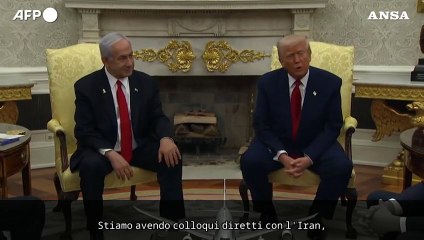 Trump: "Sabato inizieranno i colloqui diretti con l'Iran"
