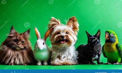 Cute pets having a meeting about pet wet wipes—so adorable!