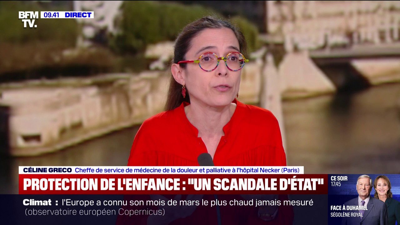 Protection de l'enfance: "Les enfants victimes de violence risquent de perdre 20 ans d'espérance de vie", assure Céline Greco (cheffe de service à l'hôpital Necker)