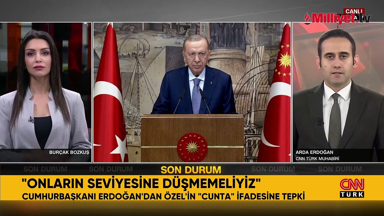 Erdoğan'dan Özgür Özel'in 'cunta' sözlerine ilk tepki