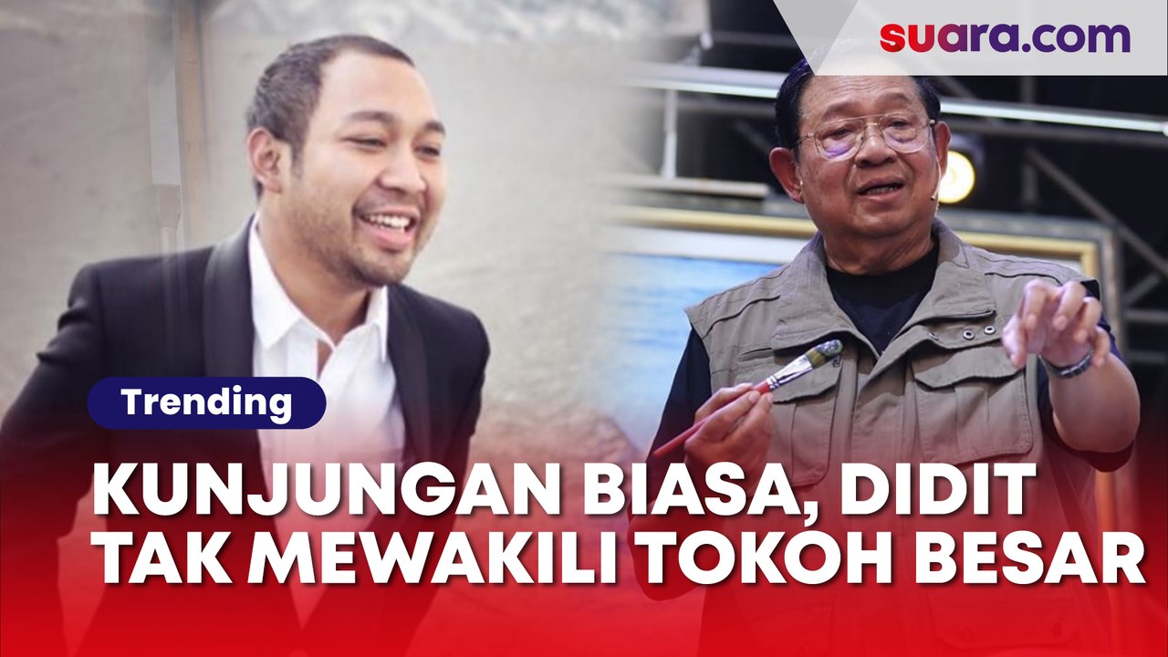 Dianggap Kunjungan Biasa, Didit Disebut Tidak Bisa Mewakili Kepentingan Megawati, SBY dan Jokowi