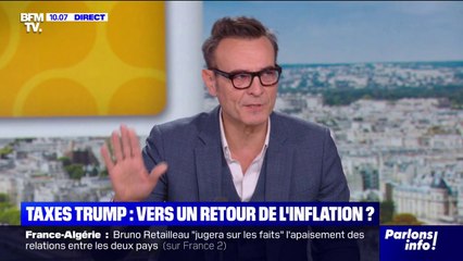 Taxes douanières: "Ce que fait Donald Trump va plutôt faire baisser les prix en Europe", estime Éric Hayer (économiste)