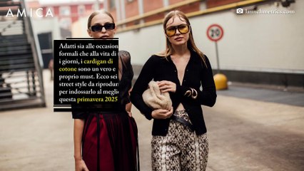 Cardigan di cotone: tutti i modi per abbinarlo in primavera