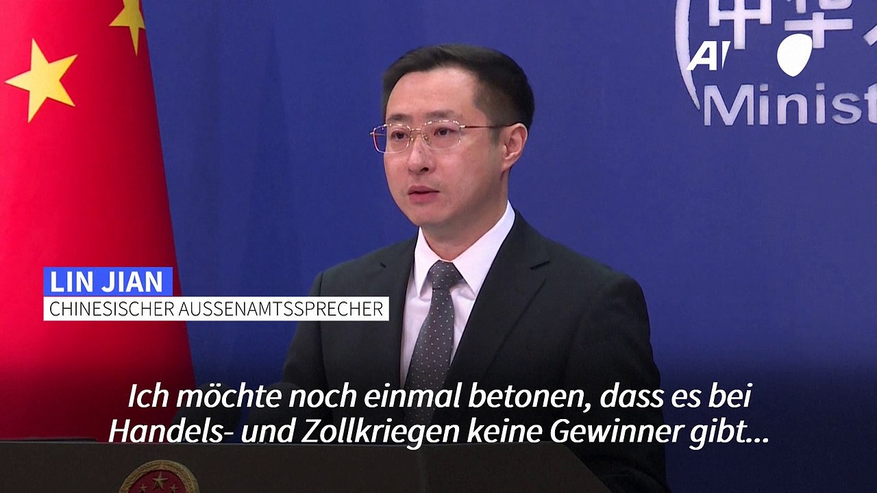 China will 'bis zum Ende' gegen US-Zölle kämpfen