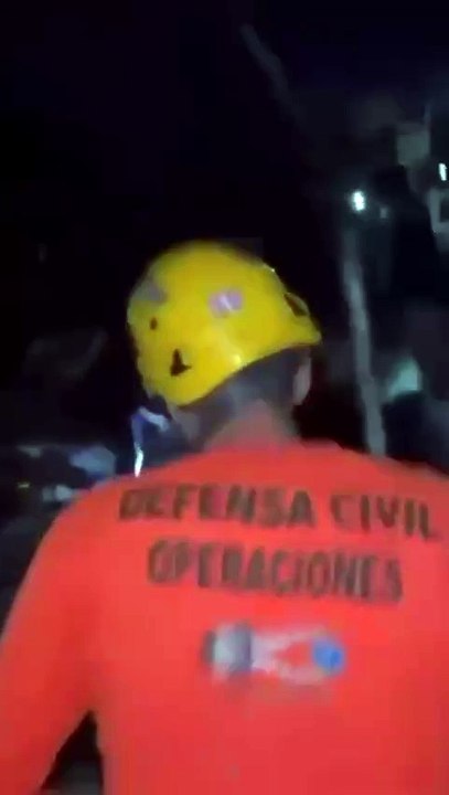 Labores de rescate tras desplome de techo en el Jet Set