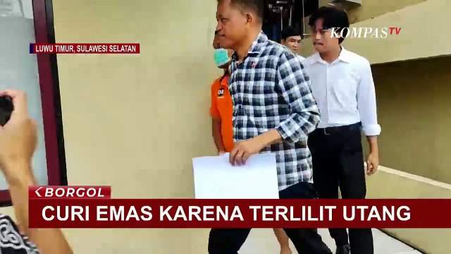 Terlilit Utang, Seorang Pria Nekat Curi Emas di Luwu Timur