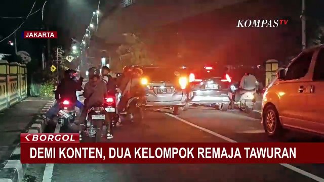 Demi Konten, Dua Kelompok Remaja Tawuran di Kawasan Duren Sawit