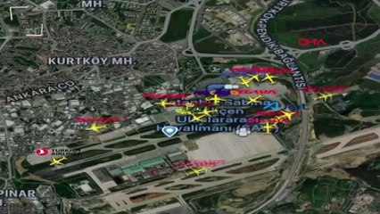 Sabiha Gökçen Havalimanı apronunda tilki alarmı