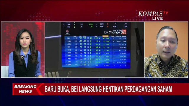 IHSG Anjlok 9 Persen hingga Perdagangan Saham Langsung Ditutup, Begini Kata Ekonom!