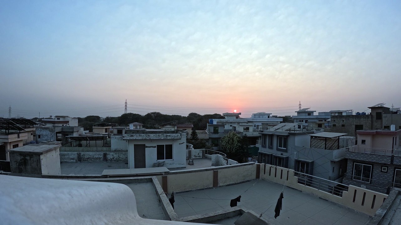 SUN Down time Lapse