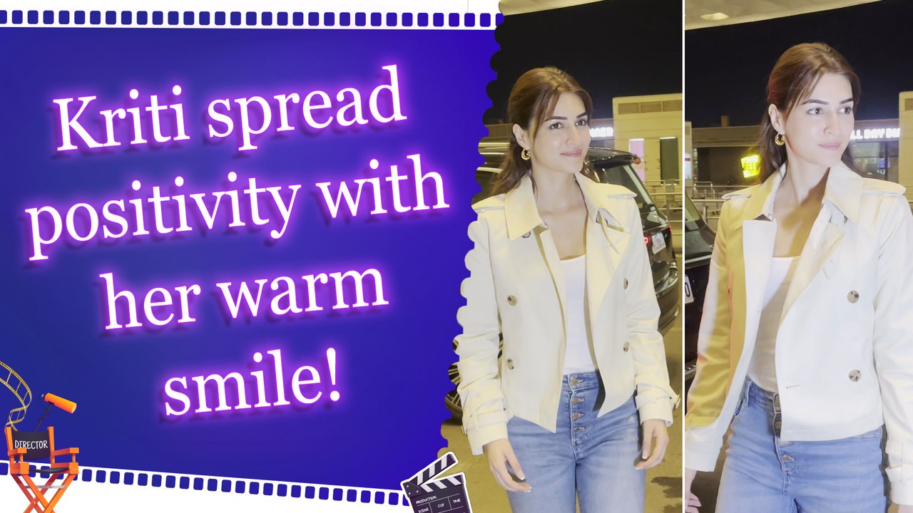 Kriti Sanon spotted at airport in her down to earth personality!